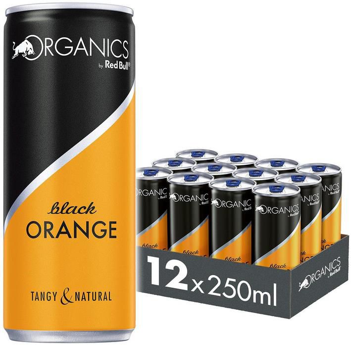 12er Pack Red Bull Organics Black Orange ab 10,47€ (statt 19€)   Prime Sparabo
