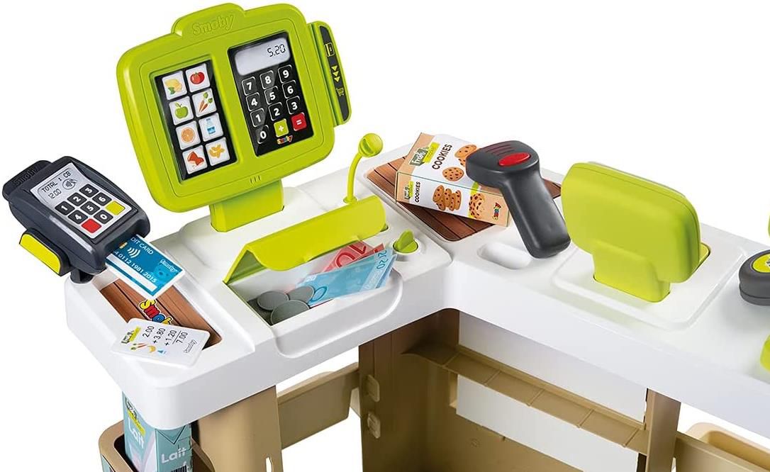 Smoby Fresh Market   Bio Supermarkt mit elektronischen Funktionen für 39,25€ (statt 54€)