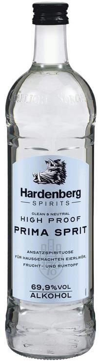 Hardenberg Spirits   Primasprit Ansatzspirituose, 69,9% vol., 700ml für 13,99€ (statt 20€)   Prime