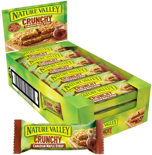 18er Pack Nature Valley Crunchy Canadian Maple Syrup Müsliriegel ab 6,30€ (statt 8€)   Sparabo