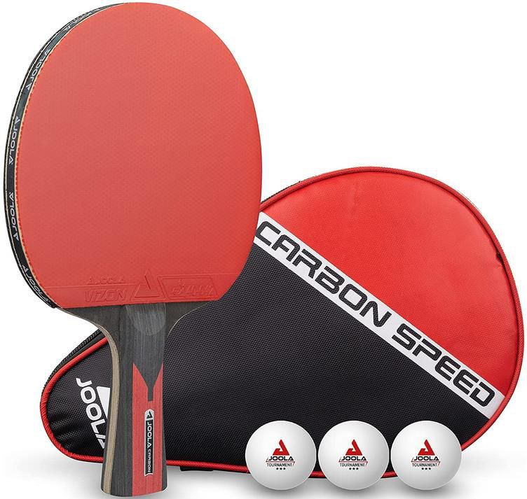 JOOLA TT Carbon Speed Tischtennisset mit Bällen für 15,88€ (statt 21€)