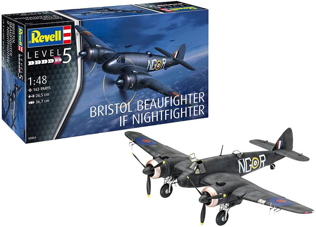 Revell 3853 Beaufighter IF Nightfighter Modellbausatz für 25,93€ (statt 33€)   Prime