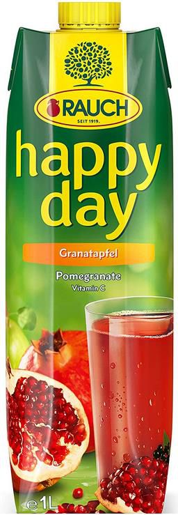 6er Pack Rauch Happy Day Granatapfel, 1l für 7,51€ (statt 11€)   Prime