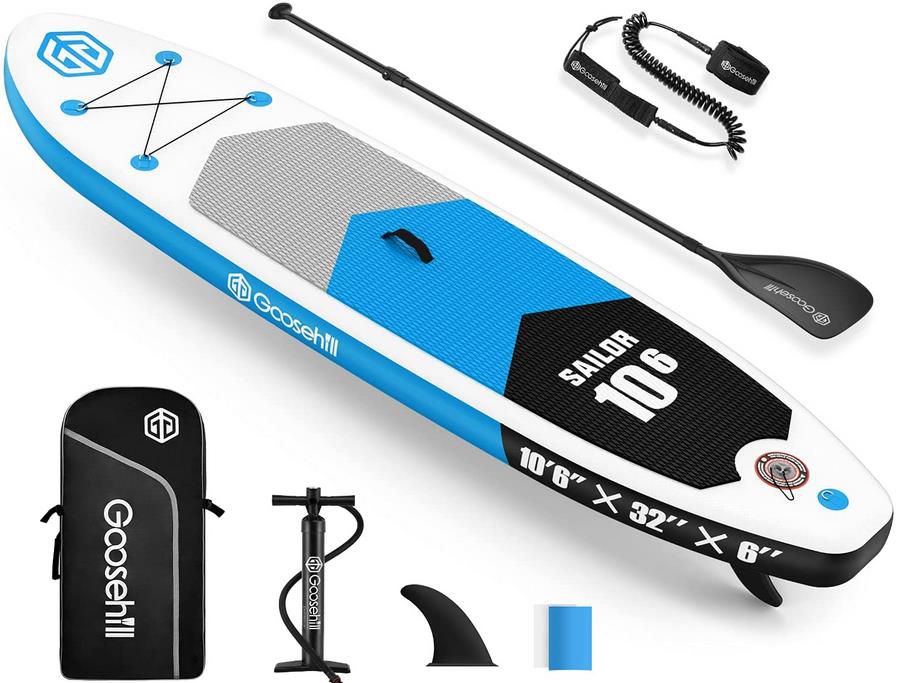 Goosehill Sailor Premium SUP Board Set mit Pumpe, Rucksack und Zubehör für 289€ (statt 379€)