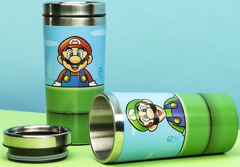 Super Mario Warp Pipe Edelstahl Becher, 450ml für 10,99€ (statt 17€)   Prime