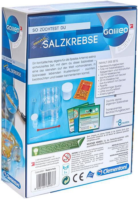 Clementoni 69937 Galileo Lab   Salzkrebse selber züchten für 4,98€ (statt 9€)   Prime