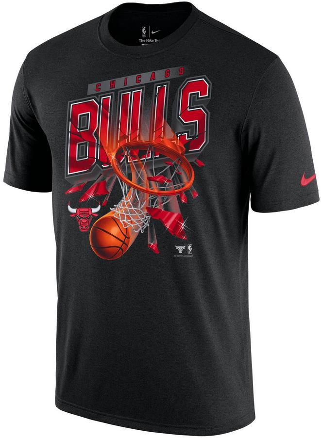Nike NBA Chicago Bulls Courtside Herren T Shirt für 28,19€ (statt 35€)
