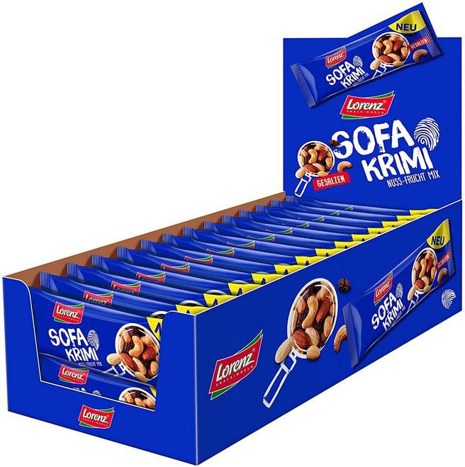 28er Pack Lorenz Snack World Sofa Krimi ab 22,18€ (statt 28€)   Prime Sparabo