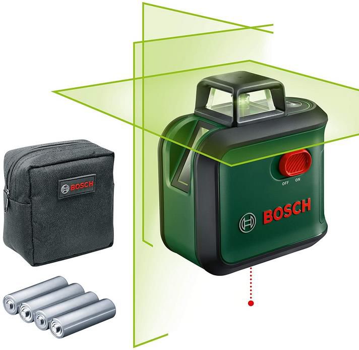 Bosch AdvancedLevel 360 Kreuzlinienlaser für 117,60€ (statt 150€)