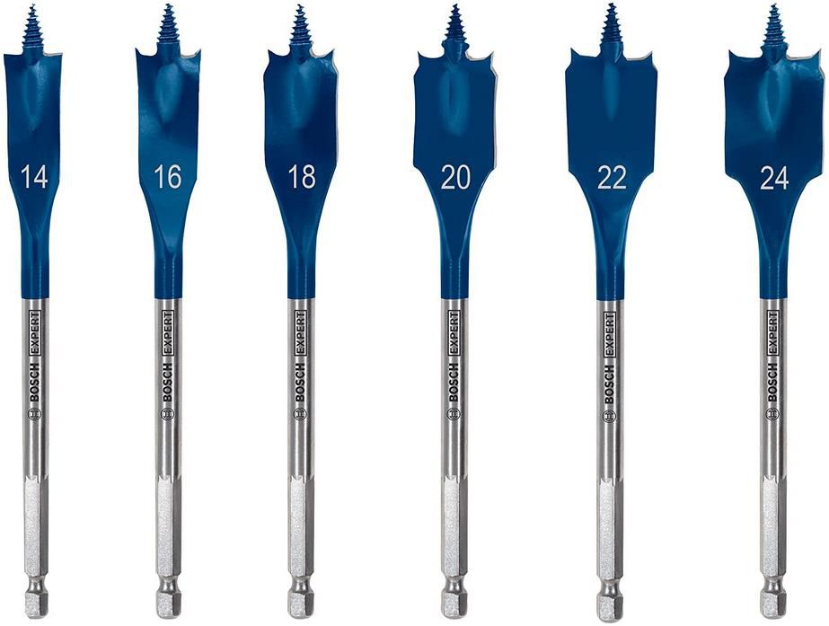 6er Pack Bosch Professional Expert SelfCut Speed Flachfräsbohrer Set für 13,15€ (statt 19€)
