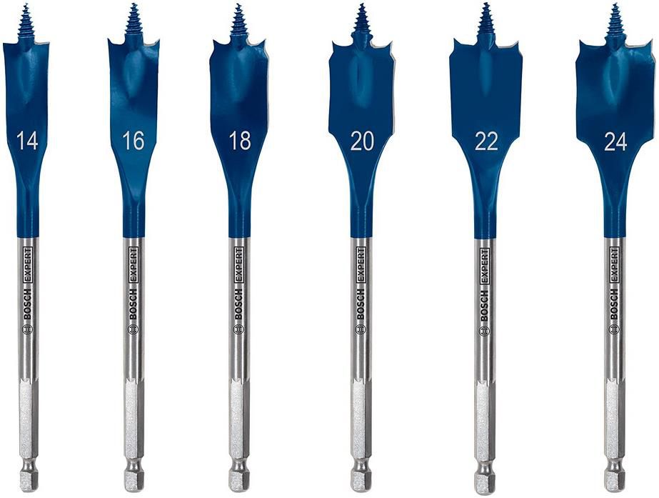 6er Pack Bosch Professional Expert SelfCut Speed Flachfräsbohrer Set für 10,33€ (statt 16€)   Prime