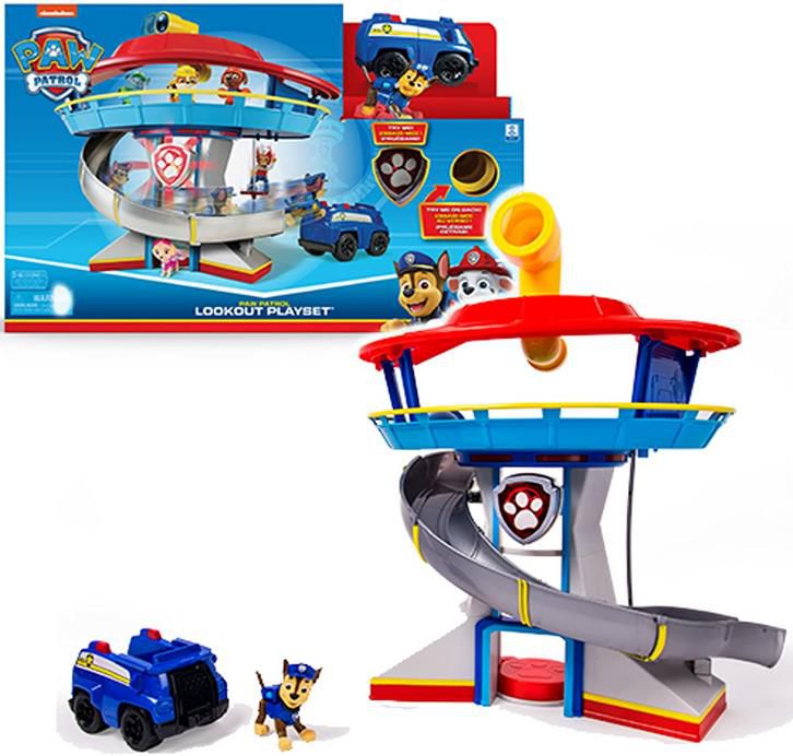 PAW Patrol Lookout Hauptquartier mit Figur, Fahrzeug, Licht  und Geräuscheffekten für 39,98€ (statt 45€)   Prime