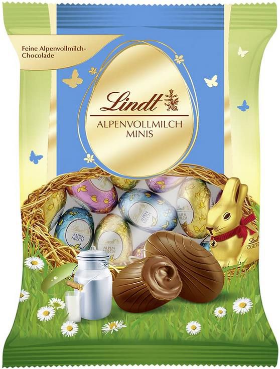 3er Pack Lindt & Sprüngli Alpenmilch Mini Eier für 3,98€ (statt 8€)   Prime