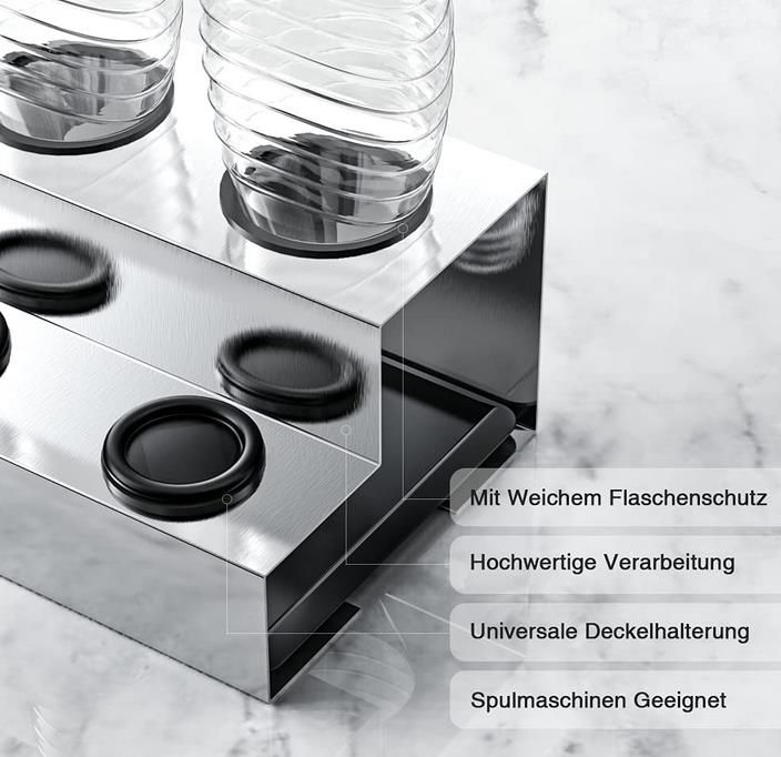 Geediar Flaschenhalter für Sodastream aus Edelstahl für 13,99€ (statt 20€)