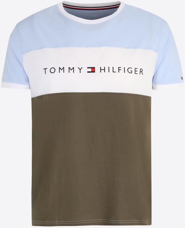Tommy Hilfiger Herren Schlafshirt in Hellblau für 27,90€ (statt 33€)