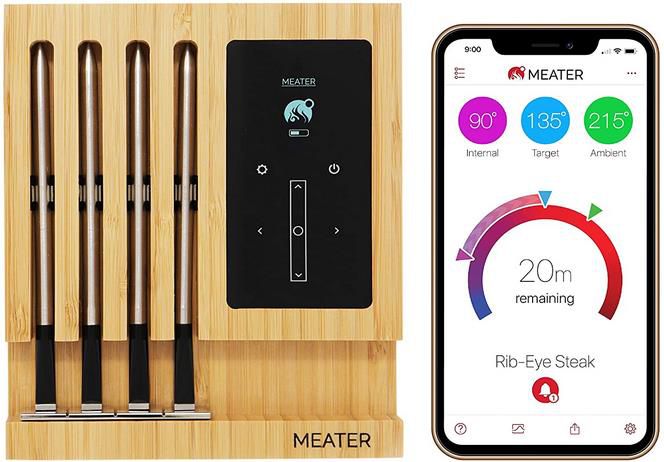 MEATER Block   Premium Smart Fleischthermometer mit 4 Fühler für 224,25€ (statt 255€)