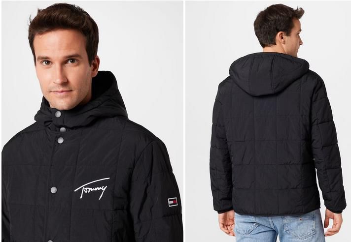 Tommy Jeans Herren Steppjacke in Schwarz für 115€ (statt 169€)