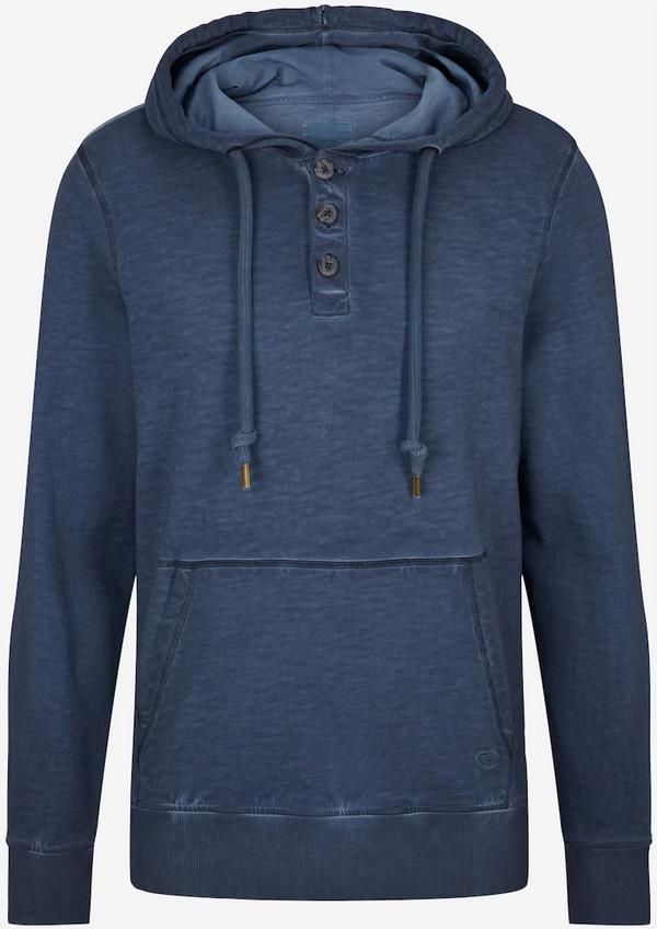 Tom Tailor Herren Hoodie im Washed Look mit Knopfleiste für 19,95€ (statt 35€)