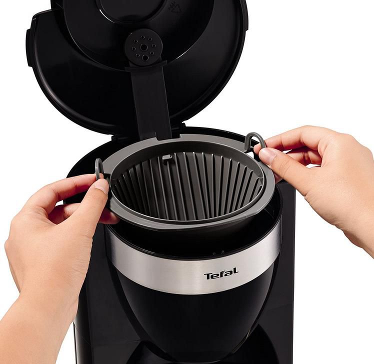 Tefal CM1808 Deflini Plus Glas Kaffeemaschine, 1.000 W für 26,98€ (statt 45€)