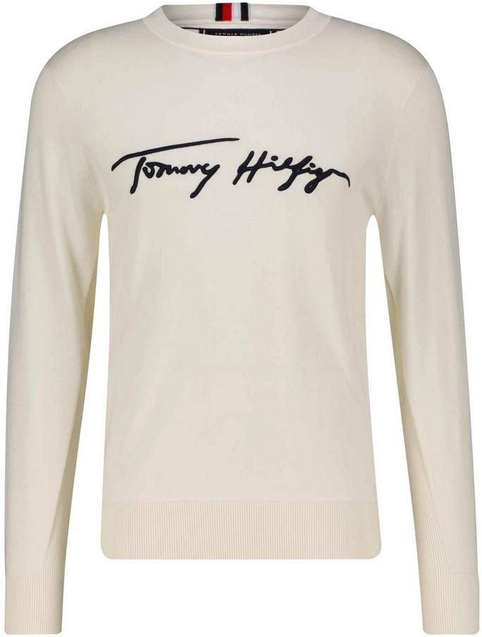 Tommy Hilfiger Signature Graphic Herren Strickpullover für 51,94€ (statt 107€)   Gr.: L + XL