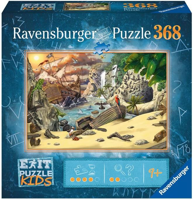 Ravensburger 12954 EXIT Puzzle Kids   Das Piratenabenteuer für 7,99€ (statt 11€)   Prime
