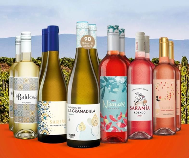 12 Flaschen Wein im Sommerfrische Paket + Gratis Flasche Wein nach Wahl für 47,89€ (statt 93€)