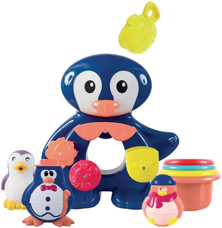 Ludi Badewannenspielzeug Penguin Set für 5,59€ (statt 21€)   Prime