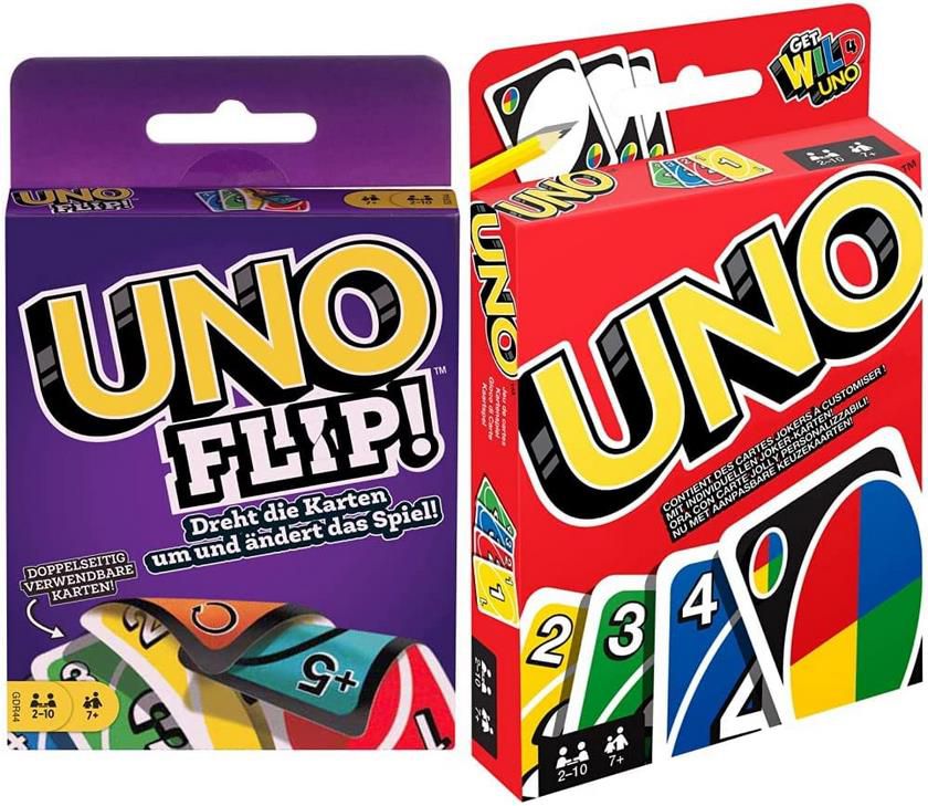 Mattel Games GDR44 UNO Flip + UNO Classic für 12,98€ (statt 19€)