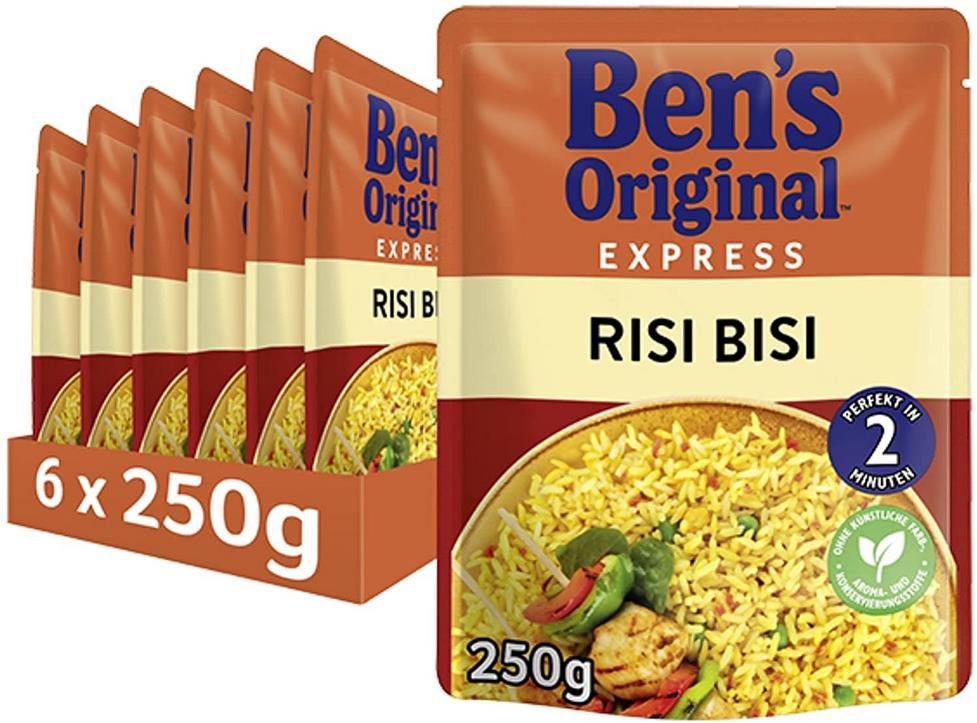 6er Pack Bens Original Express Reis Risi Bisi ab 6,74€ (statt 12€)   Prime Sparabo