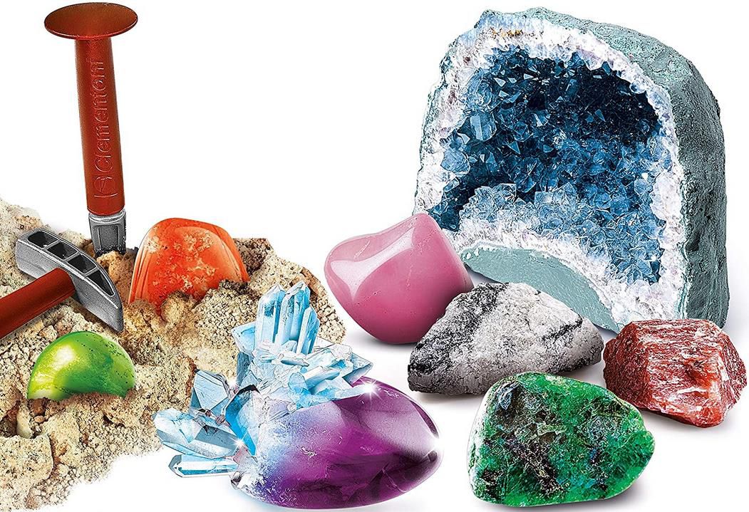 Clementoni Galileo   Ausgrabungsset Mineralogie und Kristalle für 10€ (statt 15€)   Prime