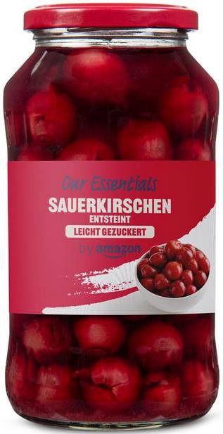 4x Amazon Essentials Sauerkirschen, entsteint und leicht gezuckert, 680g ab 4,41€ (statt 6€)   Prime Sparabo