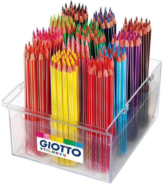 192 Stück Giotto Stilnovo School Pack Farbpastell Stifte für 12,57€ (statt 20€)   Prime