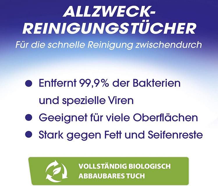 360x Sagrotan Allzweck Reinigungstücher   Granatapfel & Limette ab 11,99€ (statt 16€)   Prime Sparabo