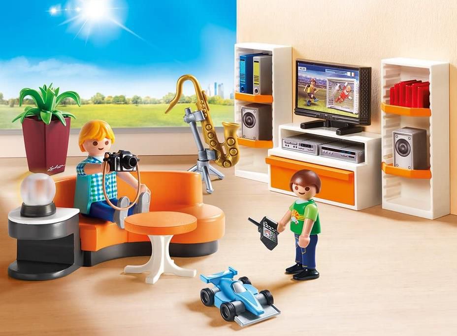 Playmobil 9267 City Life Wohnzimmer mit Lichteffekten für 9,99€ (statt 15€)   Prime