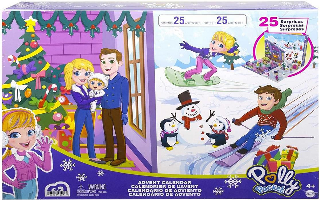 Polly Pocket GYW07 Adventskalender mit 34 Spielteilen für 6,81€ (statt 20€)   Prime