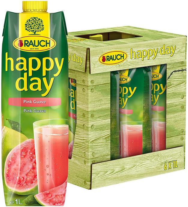 6er Pack Rauch Happy Day Pink Guave ab 5,21€ (statt 11€)   Prime Sparabo