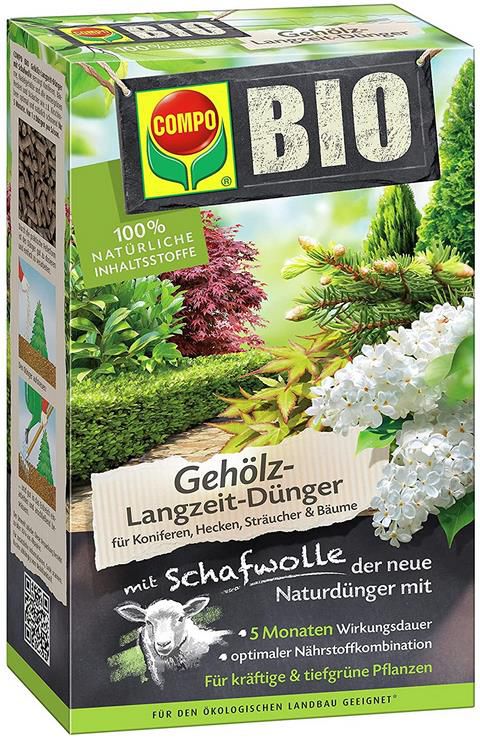 Compo BIO Gehölz Langzeit Dünger mit Schafwolle, 2 kg für 10,99€ (statt 15€)