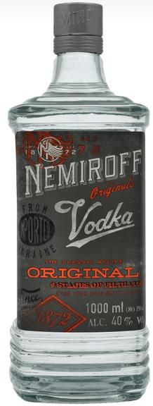 4x Nemiroff Original Vodka aus der Ukraine, 40%, 1L für 35,60€ (statt 51€)