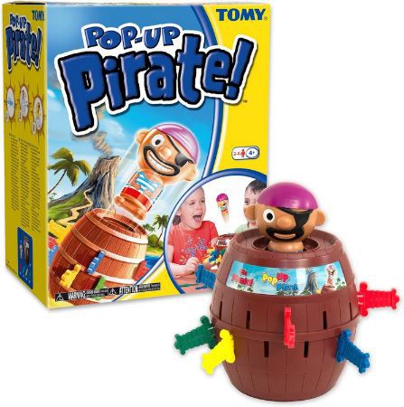 🏴‍☠️ TOMY Pop Up Pirate Gesellschaftsspiel ab 4 Jahren für 13,99€ (statt 18€)