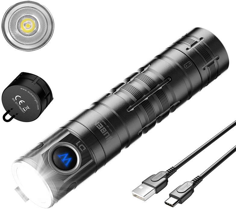Wuben D1 EDC Wiederaufladbare Taschenlampe, IP68, 6 Modi, 1.100lm für 31,47€ (statt 63€)