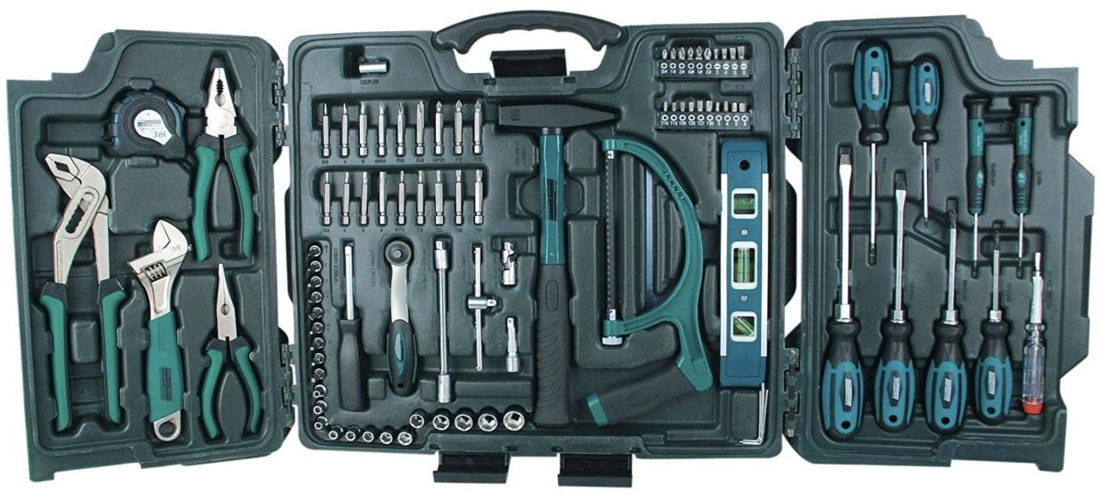 Brüder Mannesmann M29085 Haushalts Werkzeugkoffer (89 tlg) für 43,34€ (statt 56€)