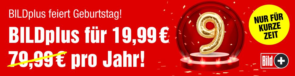 BILDplus Geburtstags Knaller   19,99€ im ersten Jahr (statt 79,99€)   effektiv 1,67€ pro Monat