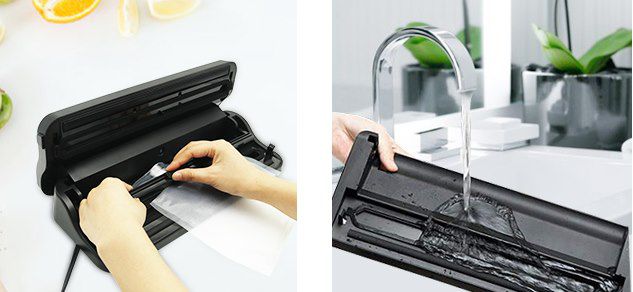 QDH Vakuumierer mit integriertem Cutter & Sensor Touch Display für 29,99€ (statt 60€)