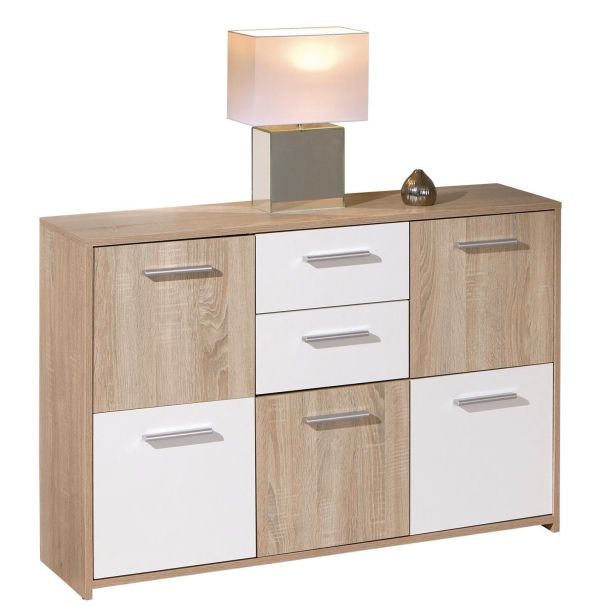 Inter Link Sideboard mit fünf Türen und zwei Schubladen für 64,32€ (statt 120€)