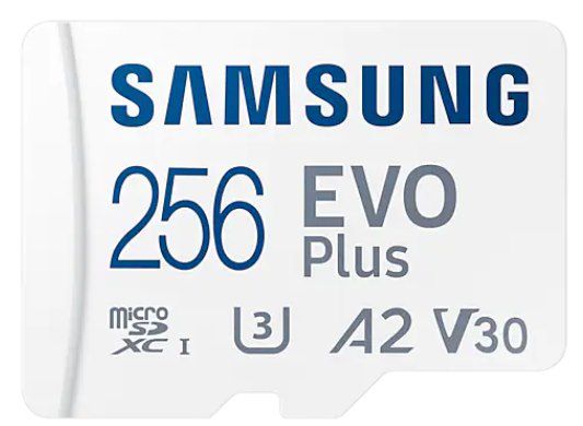 Samsung EVO Plus 256GB Micro SDXC Speicherkarte 130MB/Sek für 14,99€ (statt 19€)