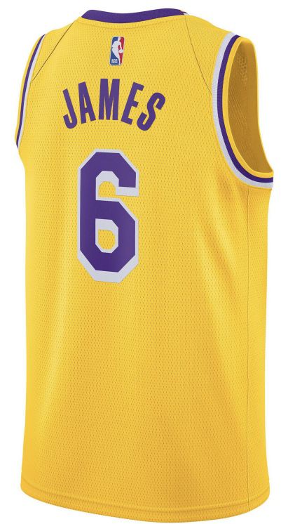 Nike NBA LA Lakers Trikot LeBron James Icon Edition 2020 für 47,99€ (statt 64€)
