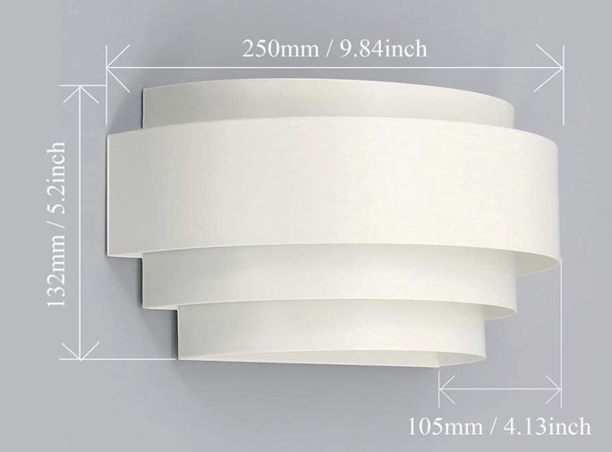 Unimall LED Wandleuchte für Innen in Weiß für 9,59€ (statt 23€)