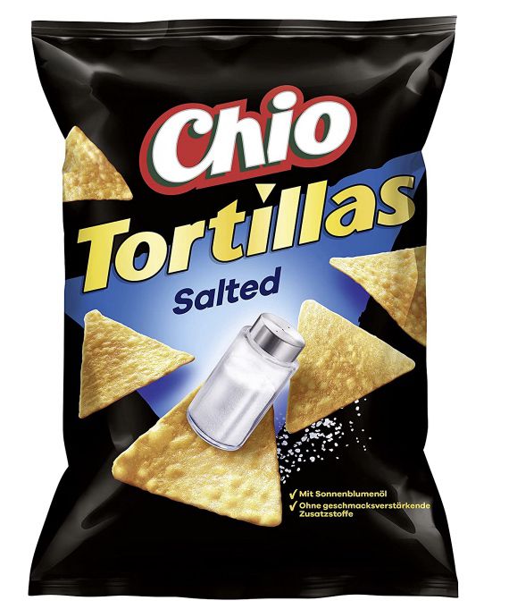 10x Chio Tortilla Chips Original Salted (je 125g) für 6,67€ (statt 15€)   Prime Sparabo