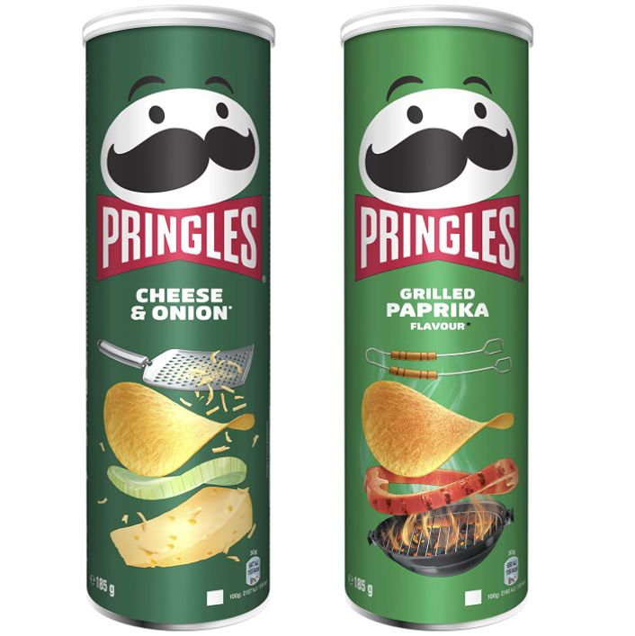 Pringles Cheese & Onion o. Grilled Paprika (185g) ab 1,95€ (statt 2,20€)