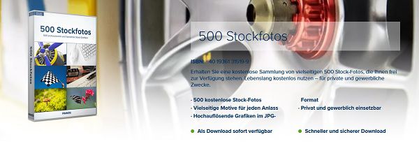 Franzis: 500 professionelle Stockfotos gratis (statt ca. 60€)